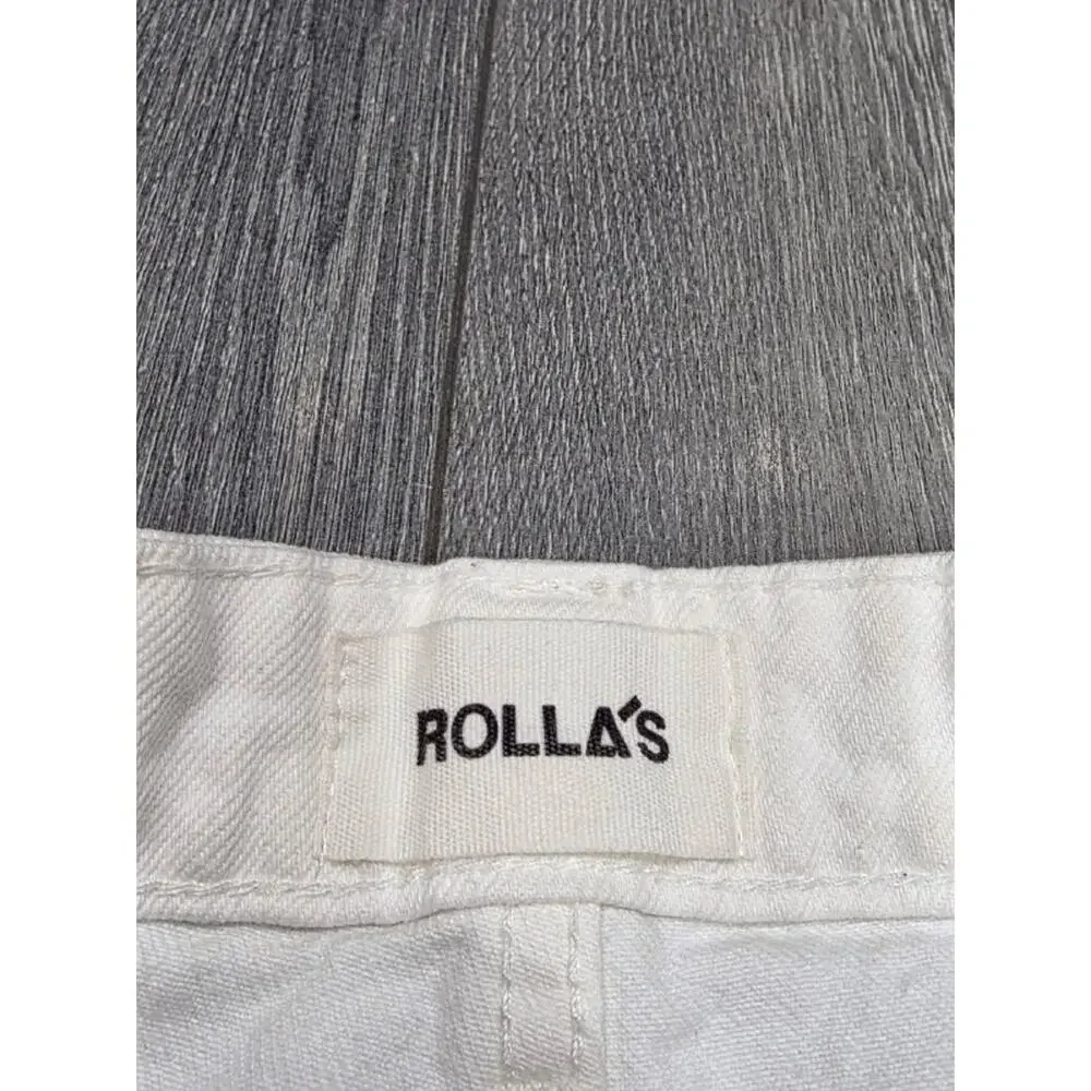 Rollas Classic Straight Y2K Hight Rise Jeans Vintage White Sz 30 A006294